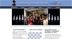 Desktop Screenshot of freedomchessacademy.org